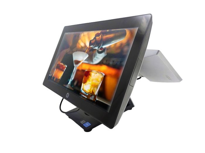 TPV completo BAR Restaurante HPRP9 táctil solo i3 Ram16 SSD240