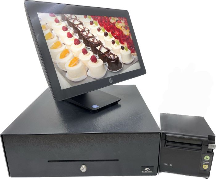 TPV completo BAR Restaurante HPRP9 táctil solo i3 Ram16 SSD120