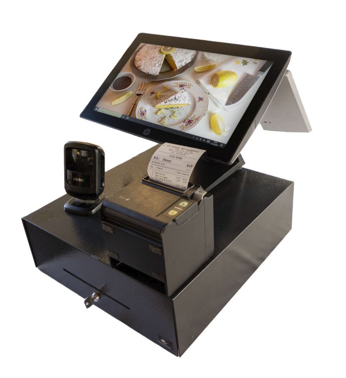 TPV completo BAR Restaurante HPRP9 táctil solo i3 Ram8 SSD120