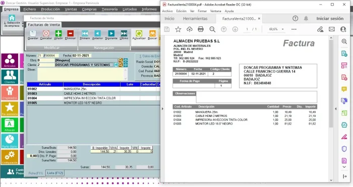 Doscar Gestión sowtware
