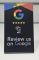 Tarjeta de mesa NFC para Reseñas de Google (negra)