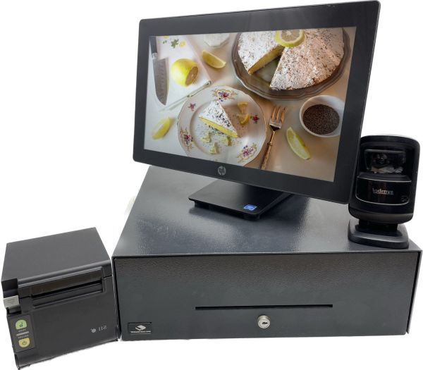 TPV completo BAR Restaurante HPRP9 táctil solo i3 Ram8 SSD120