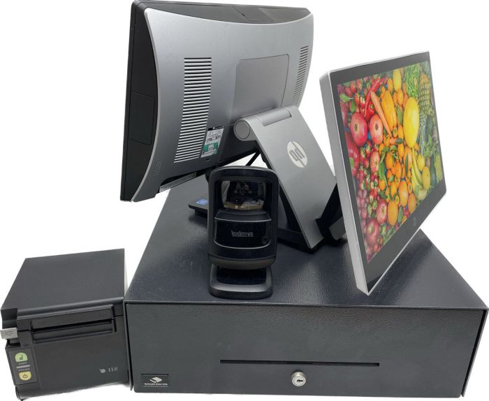 Pack TPV Tienda HPRP9 Doble i3, 8ram 120ssd +Pereferico