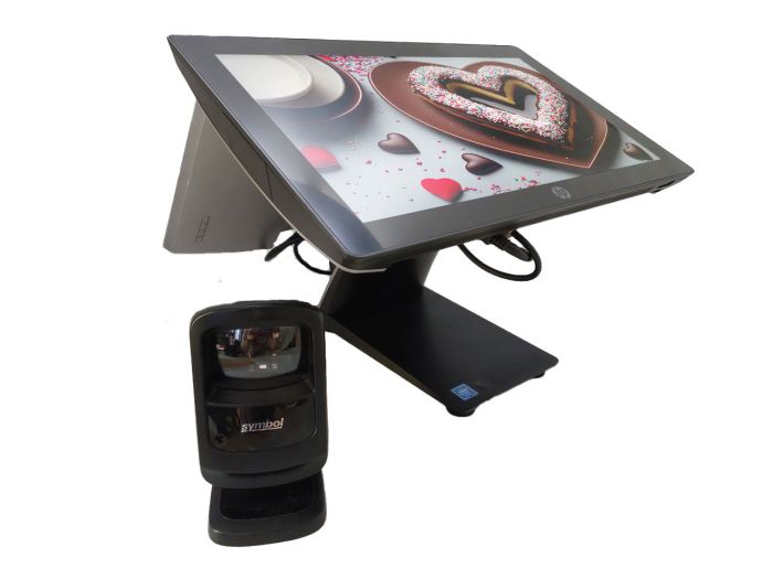 Kit TPV táctil Panadería HPRP9 G, 8ram 240ssd +Pereferico