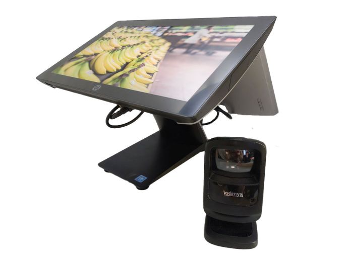 TPV táctil Doble HP RP9 i5 16ram 120ssd con Windows