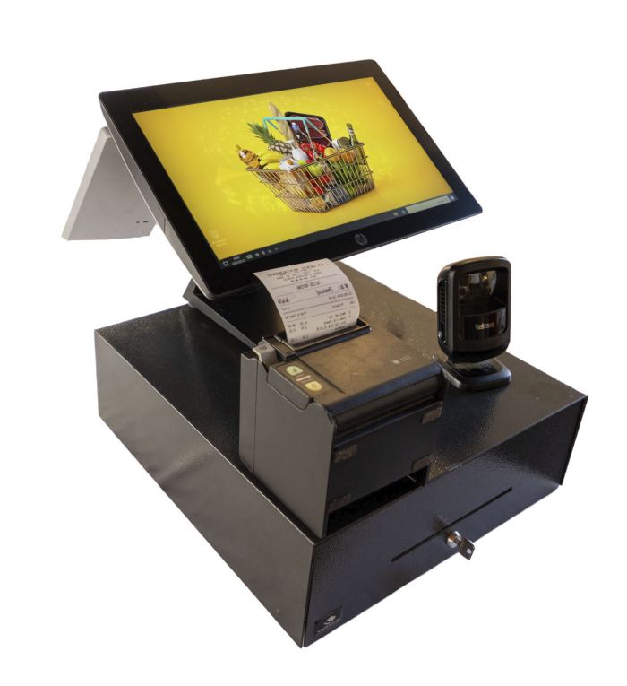 TPV táctil Doble HP RP9 G 16ram 240ssd con Windows