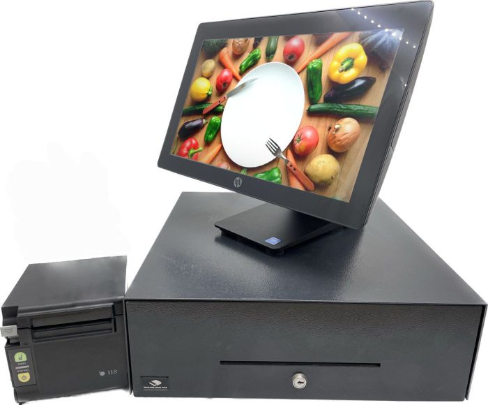 TPV táctil Doble HP RP9 i5 16ram 240ssd con Windows