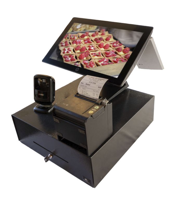 TPV táctil Doble HP RP9 i5 8ram 120ssd con Windows