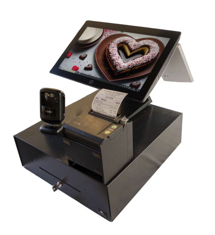 TPV completo BAR Restaurante HPRP9 táctil solo i3 Ram8 SSD240