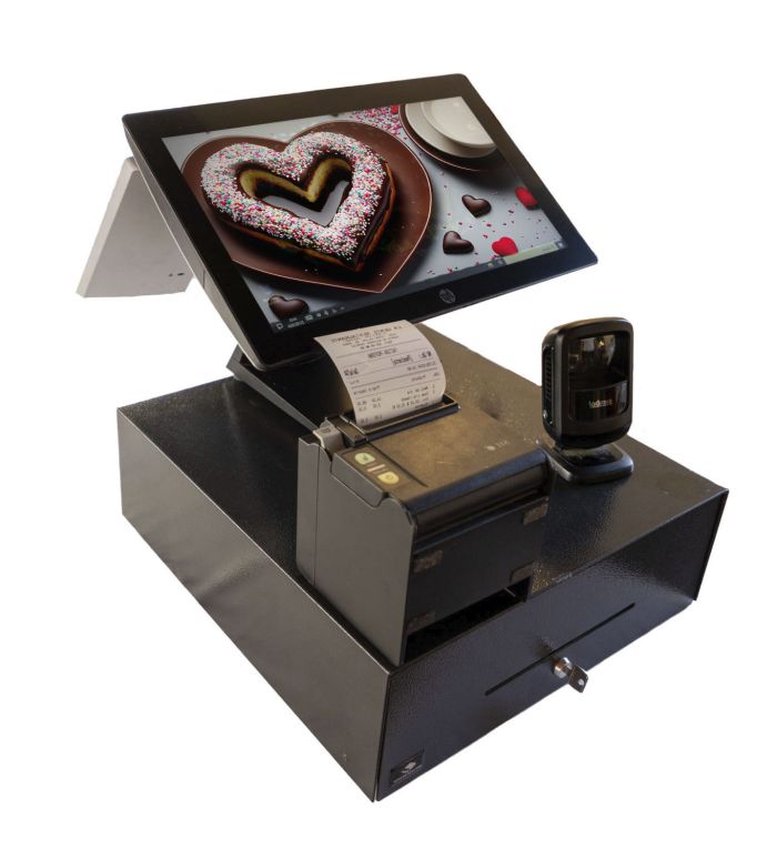 Kit TPV Cafetería Panadería HP RP9 i3 16Ram 240Ssd +Pereferico