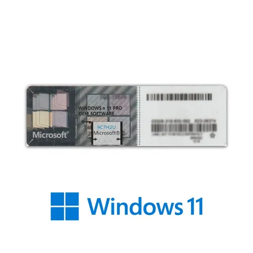 Pegatina Licencia de Windows 11 Pro MAR